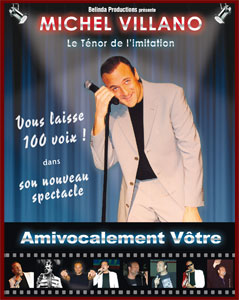 Imitateur Michel VILLANO affiche